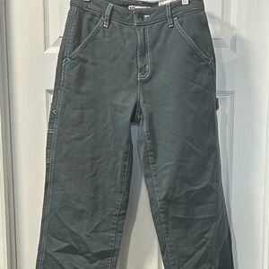 SO High Rise Carpenter Pants in Green